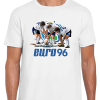 Euro 96 Gascoigne Celebration White T-Shirt England T-Shirt