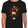 Eusébio Black T-Shirt Splash World Cup Legends T-Shirt