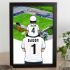 Bromley Father & Son At The Match Personalised Stadium Framed Print
