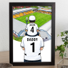 Port Vale Father & Son At The Match Personalised Stadium Framed Print