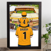 Wolves Father & Son At The Match Personalised Stadium Framed Print