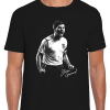 Steven Gerrard Black T-Shirt B&W World Cup Legends T-Shirt