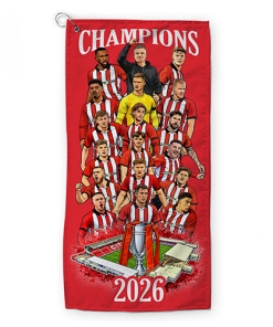 Alternative view of Golf Towel Lincoln City Champions 2026 Golf Towel