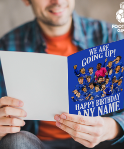 Alternative view of Cardiff City Promoted 2026 Happy Birthday Personalised Greeting Card