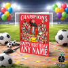 Lincoln City Champions 2026 Happy Birthday Personalised Greeting Card