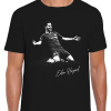 Eden Hazard Black T-Shirt B&W World Cup Legends T-Shirt