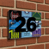 Man City Personalised Retro Kit Montage House Number Plaque