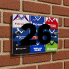 Peterborough Personalised Retro Kit Montage House Number Plaque