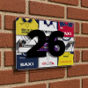 Preston Personalised Retro Kit Montage House Number Plaque