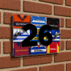 Reading Personalised Retro Kit Montage House Number Plaque