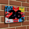 Swindon Town Personalised Retro Kit Montage House Number Plaque