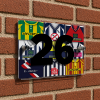 West Brom Personalised Retro Kit Montage House Number Plaque