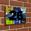 Wigan Athletic Personalised Retro Kit Montage House Number Plaque