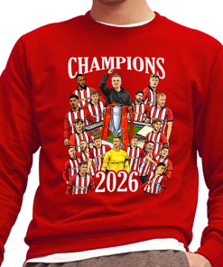 Lincoln City Champions 2026 Red Jumper Top