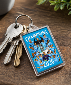 Alternative view of Coventry City Champions 2026 Keyring Key Chain