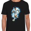 Diego Maradona Black T-Shirt Splash World Cup Legends T-Shirt