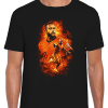 Memphis Depay Black T-Shirt Splash World Cup Legends T-Shirt