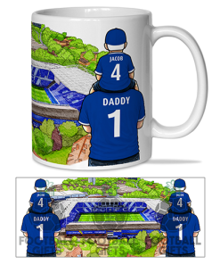 Birmingham City Father & Son At The Match Personalised Stadium Mug Cup