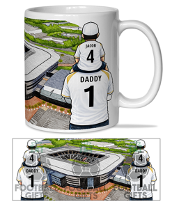 MK Dons Father & Son At The Match Personalised Stadium Mug Cup