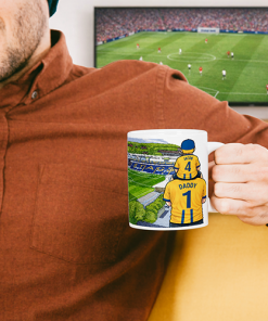 Alternative view of Mansfield Town Father & Son At The Match Personalised Stadium Mug Cup