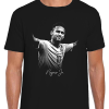 Neymar Jr Black T-Shirt B&W World Cup Legends T-Shirt