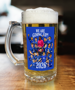 Cardiff City Promoted 2026 Beer Glass We Are Going Up