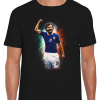 Andrea Pirlo Black T-Shirt Splash World Cup Legends T-Shirt