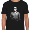Michel Platini Black T-Shirt B&W World Cup Legends T-Shirt