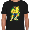 Ronaldinho Black T-Shirt Splash World Cup Legends T-Shirt