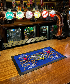 Alternative view of Cardiff City Promoted 2026 Bar Runner Mat We Are Going Up