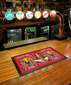 Alternative view of Lincoln City Champions 2026 Bar Runner Mat