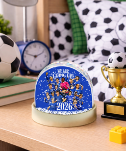 Alternative view of Cardiff City Promoted 2026 Snow Globe We Are Going Up