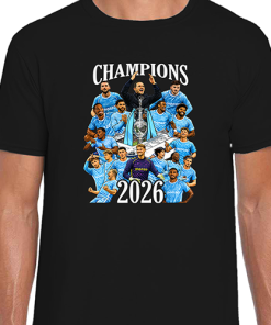 Coventry City Champions 2026 Black T-Shirt
