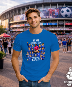 Alternative view of Cardiff City Promoted 2026 Royal Blue T-Shirt We Are Going Up