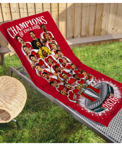 Arsenal Champions Of England 2026 Beach Towel