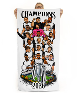 Alternative view of Bromley Champions 2026 Football Beach Towel