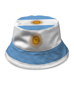 Argentina Flag Bucket Hat World Cup 2026
