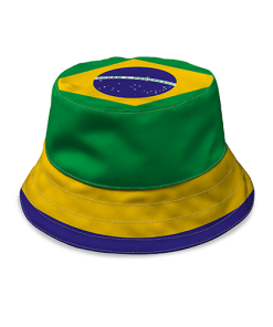 Brazil Flag Bucket Hat World Cup 2026