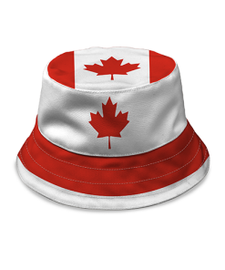 Canada Flag Bucket Hat World Cup 2026