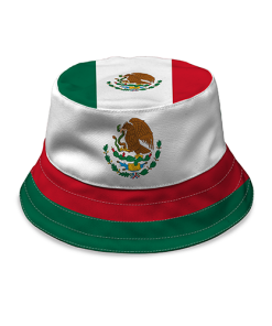 Mexico Flag Bucket Hat World Cup 2026