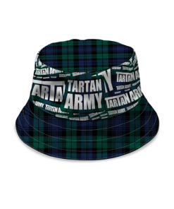 Scotland Tartan Army Green Tartan Bucket Hat World Cup 2026