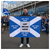 Personalised Scotland Football Flag 5ftx3ft World Cup 2026 Add Your Text And Photo Design 2