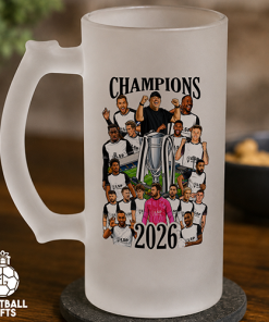 Bromley Champions 2026 Frosted Beer Glass Stein Cup
