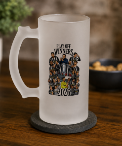 Notts County Play Off Winners 2026 Frosted Beer Glass