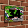Accrington Stanley Personalised Around The Grounds Wham Stadium House Number Plaque