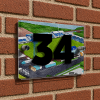 Barrow Personalised Around The Grounds Holker Street Stadium House Number Plaque