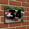 Charlton Athletic Personalised Around The Grounds The Valley Stadium House Number Plaque