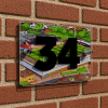 Cheltenham Town Personalised Around The Grounds EV Charger Points Stadium House Number Plaque