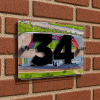 Doncaster Rovers Personalised Around The Grounds Eco-Power Stadium House Number Plaque