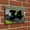 Dunfermline Athletic Personalised Around The Grounds East End Park Stadium House Number Plaque